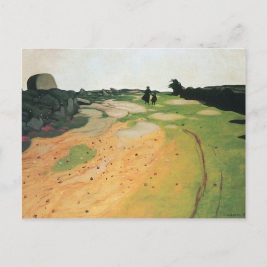 Felix Vallotton - Landschap in Breton Briefkaart (Voorkant)