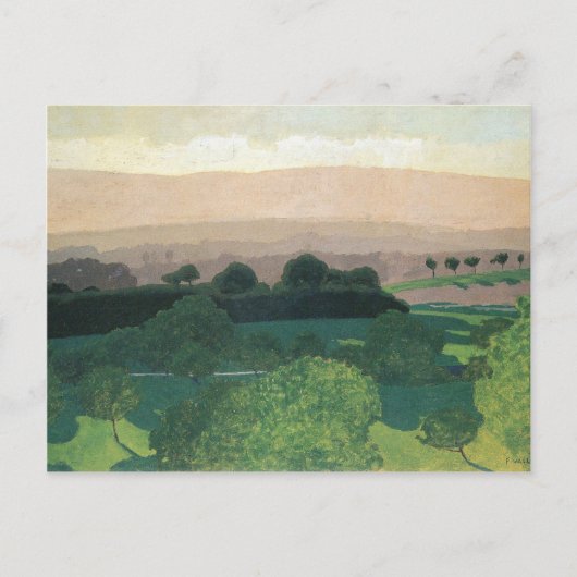 Felix Vallotton - Landschap Romanel Briefkaart (Voorkant)