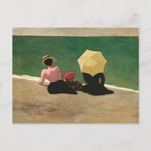 Felix Vallotton - On the Beach Briefkaart (Voorkant)