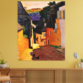 Felix Vallotton - Rocamadour Landscape Canvas Afdruk (Insitu (Woonkamer))