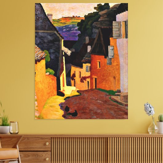 Felix Vallotton - Rocamadour Landscape Canvas Afdruk (Insitu (Woonkamer))