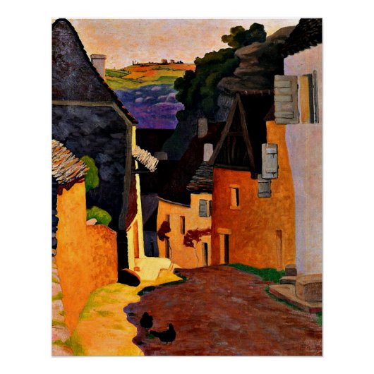 Felix Vallotton - Rocamadour Landscape Perfect Poster (Voorkant)