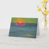 Félix Vallotton Sunset CC0608 Wenskaart Kaart (Gele Bloem)