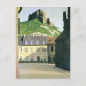 Felix Vallotton - Town square in Andlys Briefkaart (Voorkant)