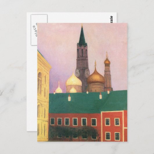 Felix Vallotton - View of the Kremlin in Moscow Briefkaart (Voorkant / Achterkant)
