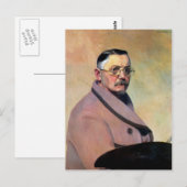 Felix Vallotton - Zelfportret met kleedgans Briefkaart (Voorkant / Achterkant)