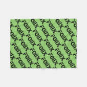 Felix van Orphan Black, blokletters, herhalingspat Fleece Deken (Voorkant (Horizontaal))