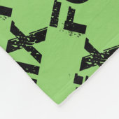 Felix van Orphan Black, blokletters, herhalingspat Fleece Deken (Hoek)