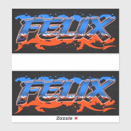 Felix Vorname Name Graffiti Aufkleber Sticker (Vel)