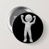 Felix Weissmanns der Sieger 2015 Ronde Button 7,6 Cm (Voorkant /achterkant)