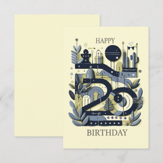  ¡Feliz 20 cumpleaños! (Voorkant / Achterkant)