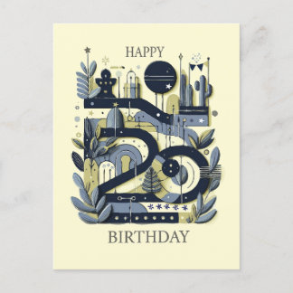 ¡Feliz 20 cumpleaños! Briefkaart