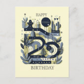  ¡Feliz 20 cumpleaños! Briefkaart (Voorkant)