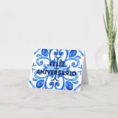 Feliz Aniversário, Portugees gefeliciteerd Kaart (Voorkant)