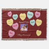 Felíz Aniversario Red Te Amo Papacito  Deken (Voorkant)