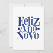 Feliz Ano Novo Kaart (Voorkant)