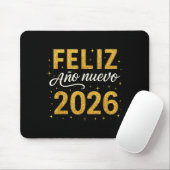 Feliz Año Nuevo 2026 New Year Spanish Fiesta Firew Muismat (Met muis)