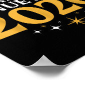 Feliz Año Nuevo 2026 Spanish New Years Eve Party  Poster (Hoek)