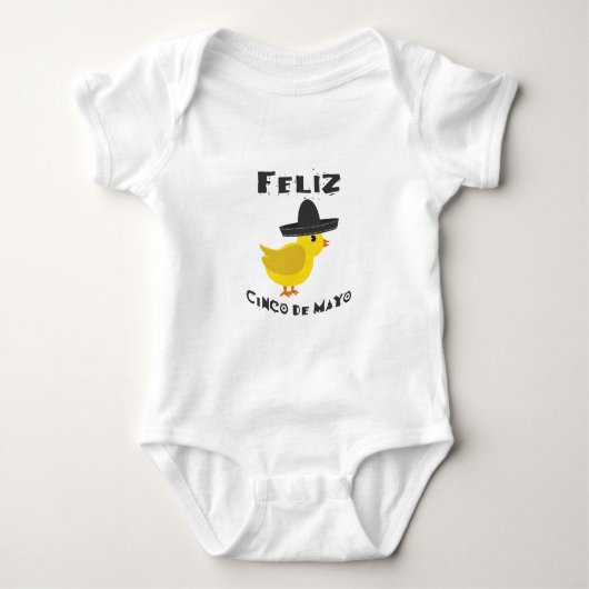 Feliz Cinco De Mayo Chick Romper (Voorkant)
