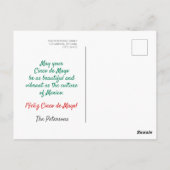 Feliz Cinco de Mayo Chili Peppers Heart Briefkaart (Achterkant)