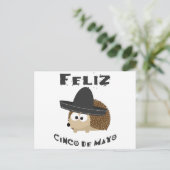 Feliz Cinco De Mayo Hégel Briefkaart (Staand voorkant)