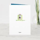 "¡ Feliz Cinco DE Mayo!" Kaart w/Basset & Drinken (Achterkant)