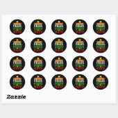 Feliz Cinco De Mayo Mexicaanse feestdag Ronde Sticker (Vel)