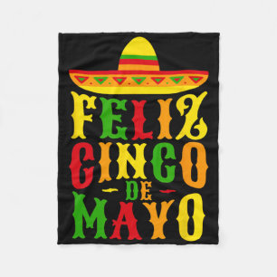 Feliz Cinco De Mayo Mexicaanse Festival Party 1 Fleece Deken