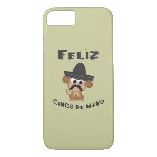 Feliz Cinco De Mayo Monkey iPhone 8/7 Hoesje