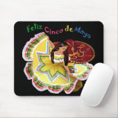 Feliz Cinco de Mayo Mousepad Muismat (Met muis)
