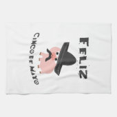 Feliz Cinco De Mayo - Pig Theedoek (Horizontaal)