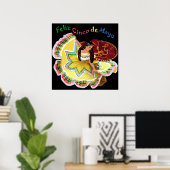 Feliz Cinco de Mayo Print (Thuiskantoor)