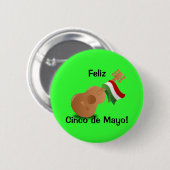 Feliz Cinco de Mayo! Ronde Button 5,7 Cm (Voorkant /achterkant)
