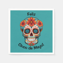 Feliz Cinco de Mayo. suikerschedel Servet