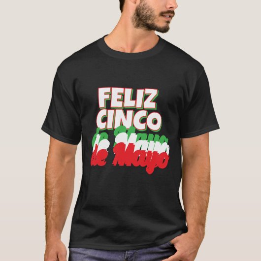 Feliz Cinco de Mayo T-shirt (Voorkant)