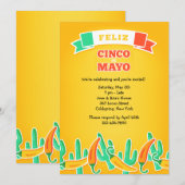 Feliz Cinco de Mayo Uitnodiging (Voorkant / Achterkant)