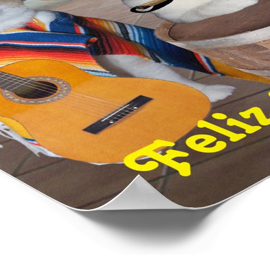 Feliz Cinco de MEOW! Poster (Hoek)