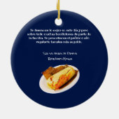 Feliz cumpleaños a el Comelón de Tamales Keramisch Ornament (Achterkant)