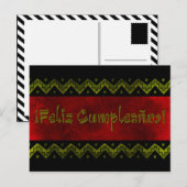 feliz cumpleaños arriba briefkaart (Voorkant / Achterkant)