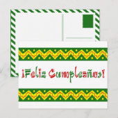 feliz cumpleanos arriba briefkaart (Voorkant / Achterkant)