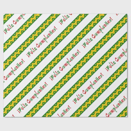 feliz cumpleanos arriba cadeaupapier (Vlak)