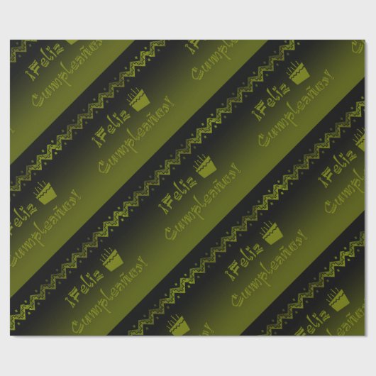 feliz cumpleanos arriba cake cadeaupapier (Vlak)