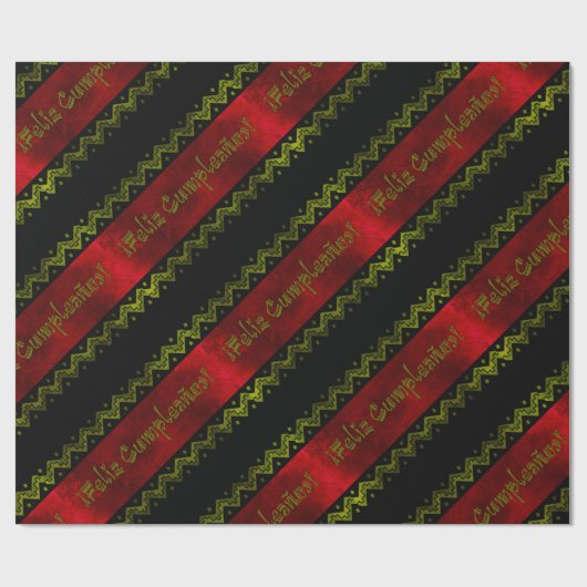 feliz cumpleanos arriba cake cadeaupapier (Vlak)