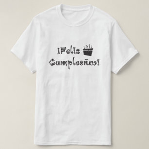 feliz cumpleanos arriba cake t-shirt