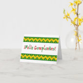 feliz cumpleanos arriba kaart (Gele Bloem)