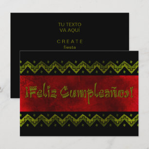 feliz cumpleaños arriba kaart