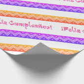 feliz cumpleanos arriba wrapappapier cadeaupapier (Hoek)