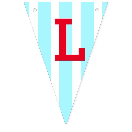 Feliz Cumpleaños - blauwe streep Vlaggetjes (Derde vlag)