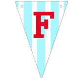 Feliz Cumpleaños - blauwe streep Vlaggetjes (Eerste vlag)