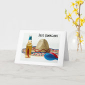 FELIZ CUMPLEANOS - DISFRUTAR - VOORAFGAAND KAART (Gele Bloem)